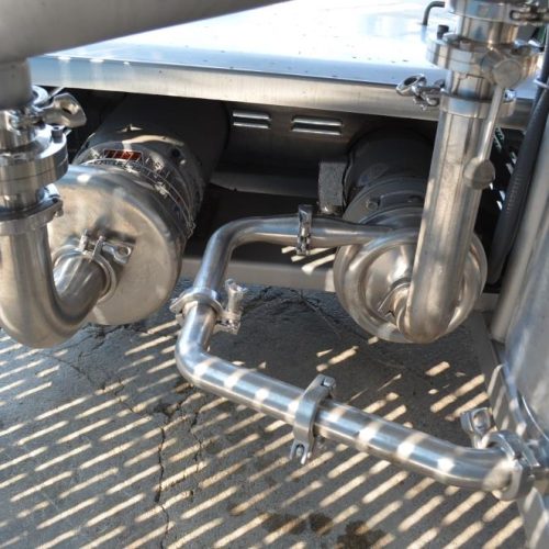 260 Gallon Cozzini  S/S Brine Tank with 15 and 10 HP C-Pumps and Heat Exchanger