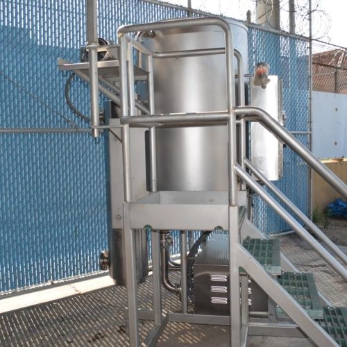 260 Gallon Cozzini  S/S Brine Tank with 15 and 10 HP C-Pumps and Heat Exchanger