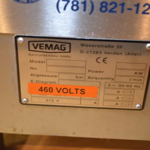 Vemag Robot500 S/S 2,500 Kg Per Hour Double Screw Vacuum Stuffer