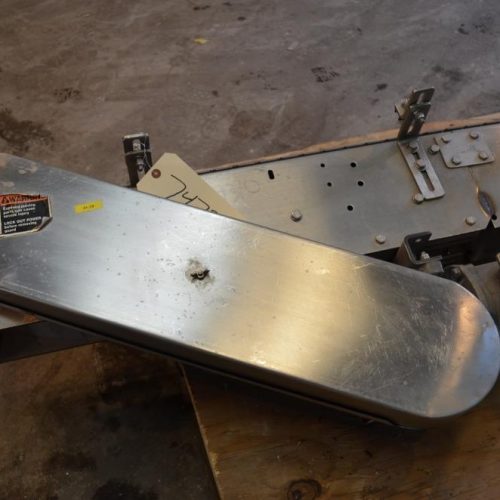Arrowhead 4.5 in W x 64 in L Powered Delrin Table Top Chain Conveyor