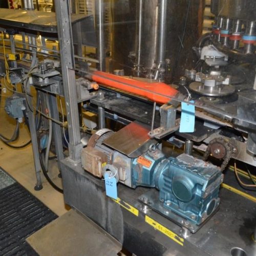 42-Valve Fogg Model FA4200RH, S/S Rotary Gravity Filler with 5 in Pitch