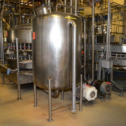 42-Valve Fogg Model FA4200RH, S/S Rotary Gravity Filler with 5 in Pitch