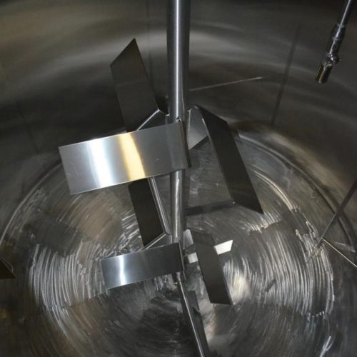 6,000 Gallon Crepaco S/S Vertical Turbine Agitated Jacketed Tank