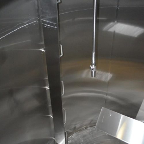 6,000 Gallon Crepaco S/S Vertical Turbine Agitated Jacketed Tank