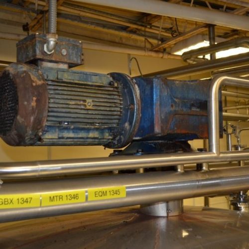 6,000 Gallon Crepaco S/S Vertical Turbine Agitated Jacketed Tank