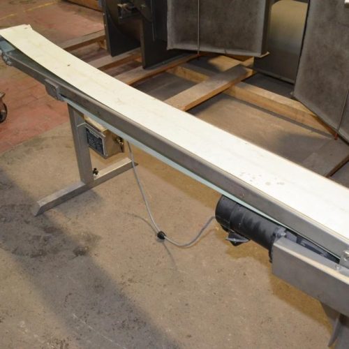 Ross Industries Model VSC68 6 in W x 97 in L Powered Vinyl Flat Belt Conveyor