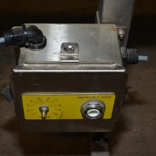 Ross Industries Model VSC68 6 in W x 97 in L Powered Vinyl Flat Belt Conveyor