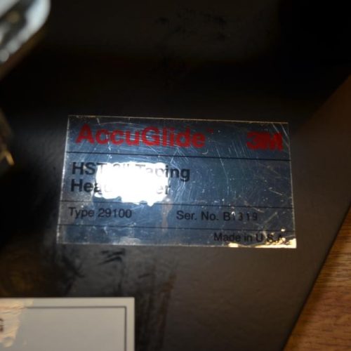 3M Accuglide HST Type 29100 3 in Wide Case Sealer Lower Tape Head