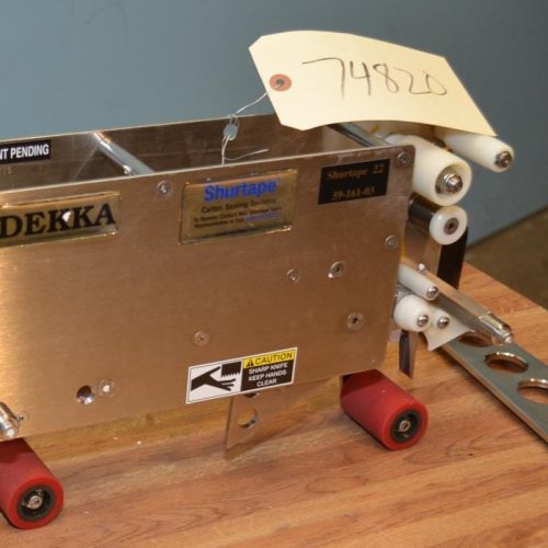 UNUSED Dekka Model 22 2 in W S/S Case Sealer Tape Head