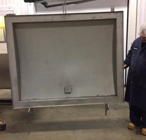 A One Model MB2360A 1,500 Pound Capacity Dual Shaft S/S Ribbon Blender