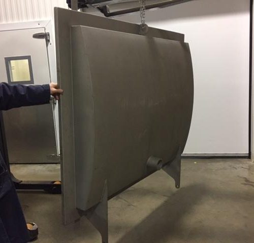 A One Model MB2360A 1,500 Pound Capacity Dual Shaft S/S Ribbon Blender