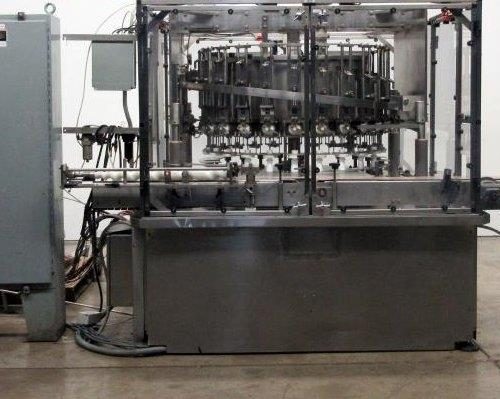 MRM Elgin (Cozzoli) Model RPF24 (24) Head Rotary 220 ppm Piston Filler