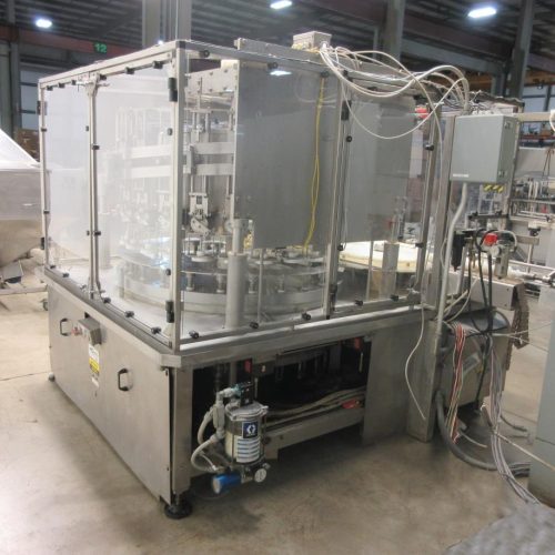 MRM Elgin (Cozzoli) Model RPF24 (24) Head Rotary 220 ppm Piston Filler