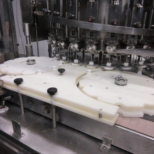 MRM Elgin (Cozzoli) Model RPF24 (24) Head Rotary 220 ppm Piston Filler