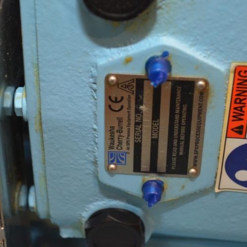 Waukesha Model 015 1 HP S/S Jacketed Positive Displacement Pump