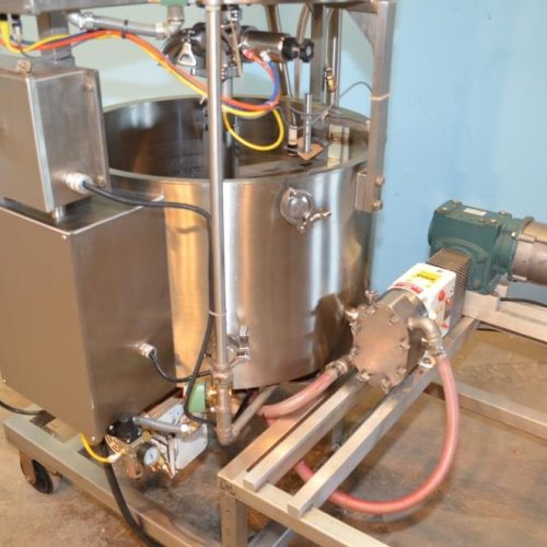 Savage Twin 300 lbs S/S Portable Chocolate Tempering System with Jacketed PD Pump