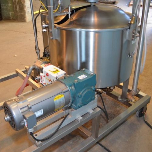 Savage Twin 300 lbs S/S Portable Chocolate Tempering System with Jacketed PD Pump