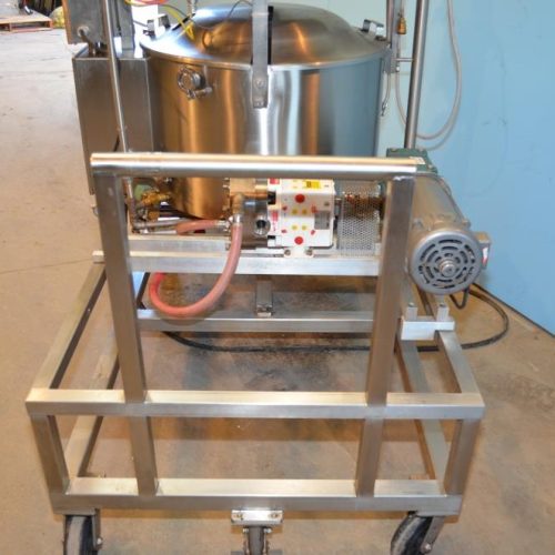 Savage Twin 300 lbs S/S Portable Chocolate Tempering System with Jacketed PD Pump