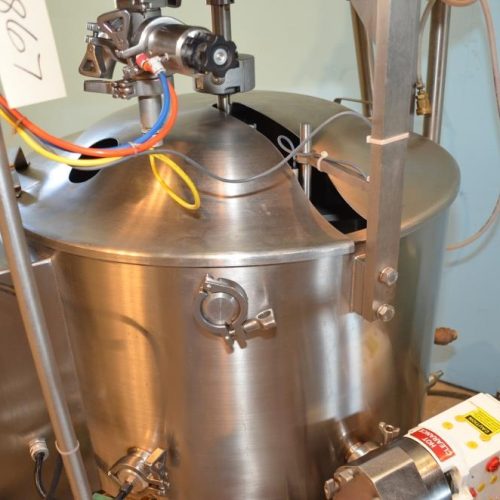 Savage Twin 300 lbs S/S Portable Chocolate Tempering System with Jacketed PD Pump