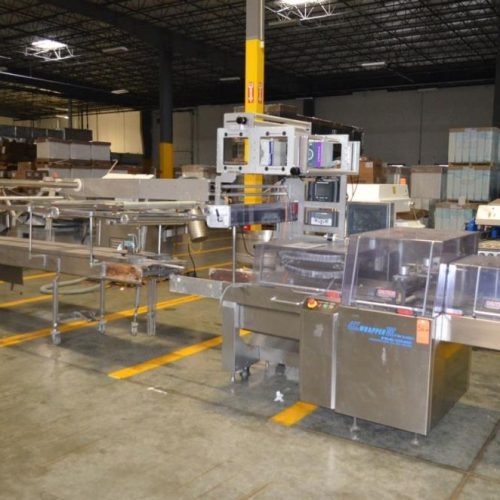 Fuji Foremost Model FW3480B S/S Horiz Flow Wrapper with Registration and Gas Flush