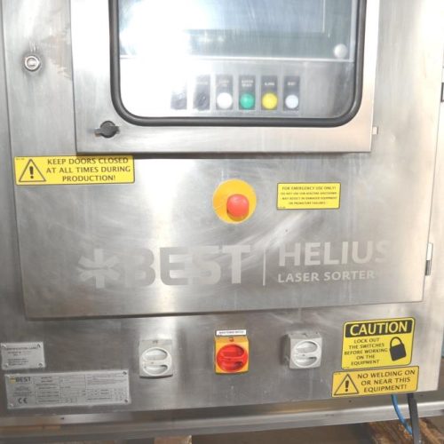 Best / Tomra Helius C640S Free Fall Optical Laser Color Sorter 2-4 Tons Per Hour Cap