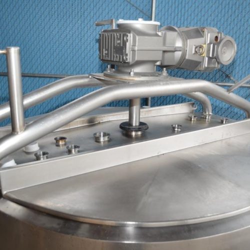 300 Gallon Breddo Model LORWWSS S/S Round Double Motion Agitated Jacketed Likwifier