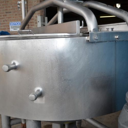 300 Gallon Breddo Model LORWWSS S/S Round Double Motion Agitated Jacketed Likwifier