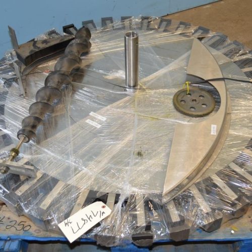 McBrady Model 200 60 in Dia 200 CPM Orbital Bottle Cleaner with Torit Dust Collector