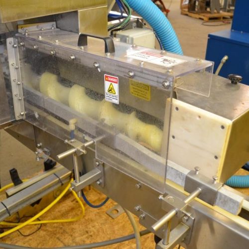 McBrady Model 200 60 in Dia 200 CPM Orbital Bottle Cleaner with Torit Dust Collector