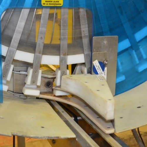 McBrady Model 200 60 in Dia 200 CPM Orbital Bottle Cleaner with Torit Dust Collector