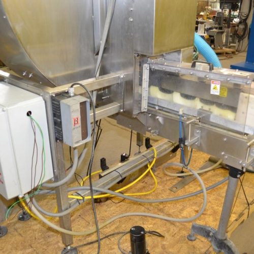 McBrady Model 200 60 in Dia 200 CPM Orbital Bottle Cleaner with Torit Dust Collector