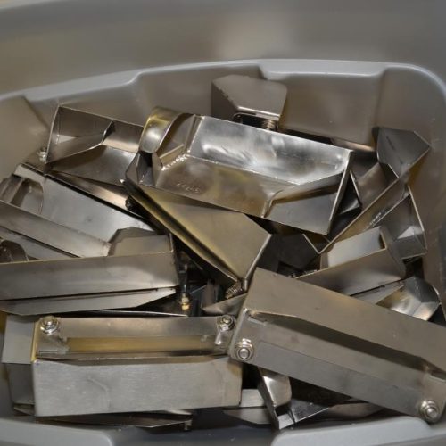 Nalbach NECSORT72RH Bottle Unscrambler with Bulk Hopper and a TON of Change Parts