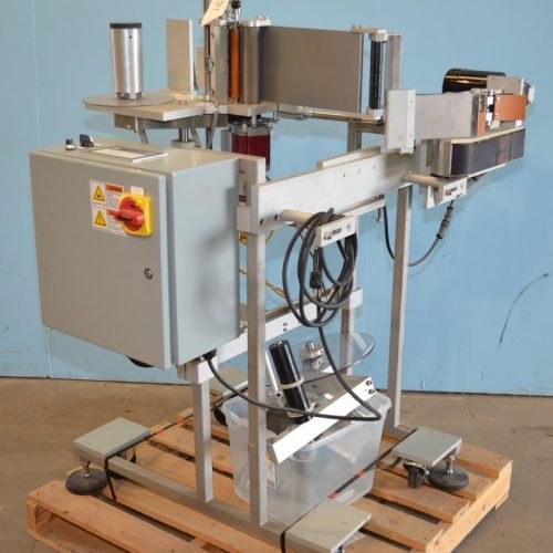 Accraply Model 35SFE Wrap Around 200 PPM Pressure Sensitive Labeler