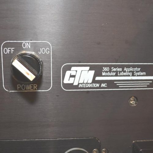 CTM 360 Tamp on Pressure Sensitive Labeler oin Adjustable Stand