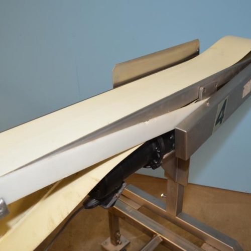 Ross Industries Model VSC68 6 in W x 95 in L Powered Vinyl Flat Belt Conveyor