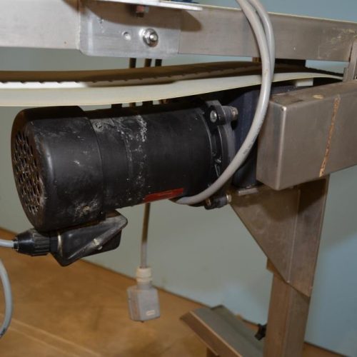 Ross Industries Model VSC66 6 in W x 75 in L Powered Vinyl Flat Belt Conveyor