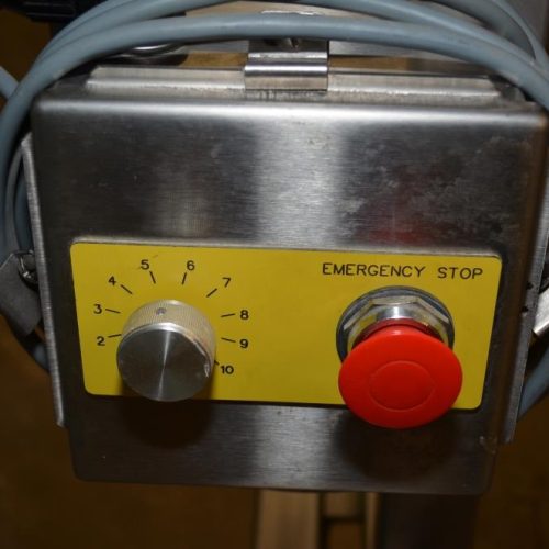 Ross Industries Model VSC66 6 in W x 75 in L Powered Vinyl Flat Belt Conveyor