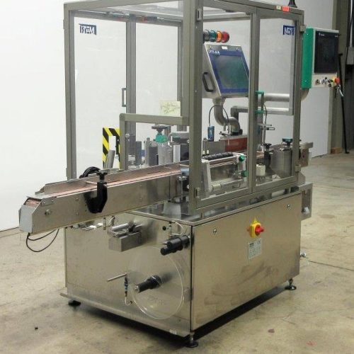 Neri Model SL400 Wraparound 400 cpm Pressure Sensitive Labeler