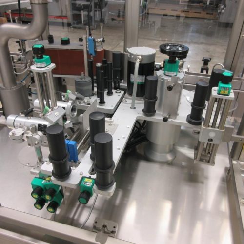 Neri Model SL400 Wraparound 400 cpm Pressure Sensitive Labeler