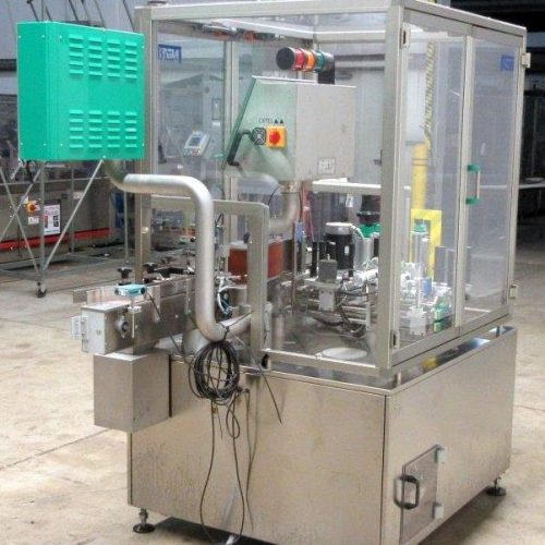 Neri Model SL400 Wraparound 400 cpm Pressure Sensitive Labeler