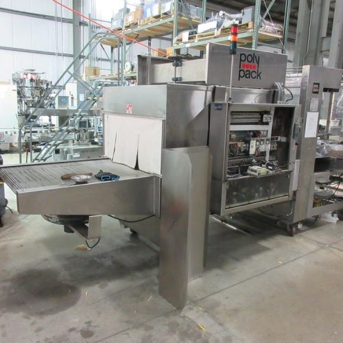 Polypack Model PH32HL Right Hand 30 PPM Bundler and Heat Shrink Tunnel