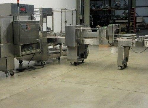 Polypack Model PH32HL Right Hand 30 PPM Bundler and Heat Shrink Tunnel
