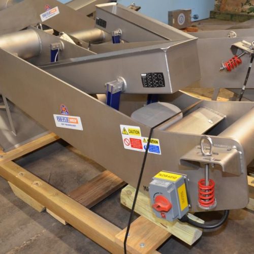 Key Model S10132751 10 in W x 87 in L S/S Iso Flo Vibratory Conveyor