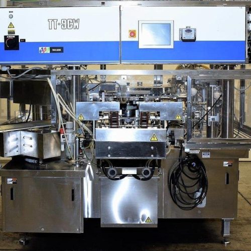 Toyo Jidoki Model TT9CW 90 PPM Rotary Preformed 30 – 80 PPM Pouch Filler/Sealer