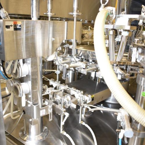 Toyo Jidoki Model TT9CW 90 PPM Rotary Preformed 30 – 80 PPM Pouch Filler/Sealer
