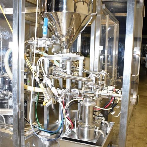 Toyo Jidoki Model TT9CW 90 PPM Rotary Preformed 30 – 80 PPM Pouch Filler/Sealer