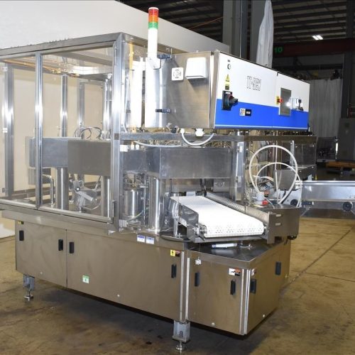 Toyo Jidoki Model TT9CW 90 PPM Rotary Preformed 30 – 80 PPM Pouch Filler/Sealer