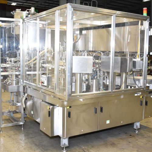 Toyo Jidoki Model TT9CW 90 PPM Rotary Preformed 30 – 80 PPM Pouch Filler/Sealer