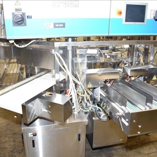 Toyo Jidoki Model TT9CW 90 PPM Rotary Preformed 30 – 80 PPM Pouch Filler/Sealer