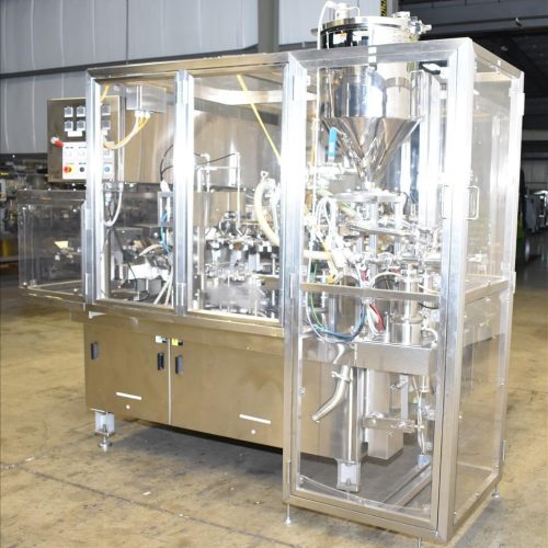Toyo Jidoki Model TT9CW 90 PPM Rotary Preformed 30 – 80 PPM Pouch Filler/Sealer